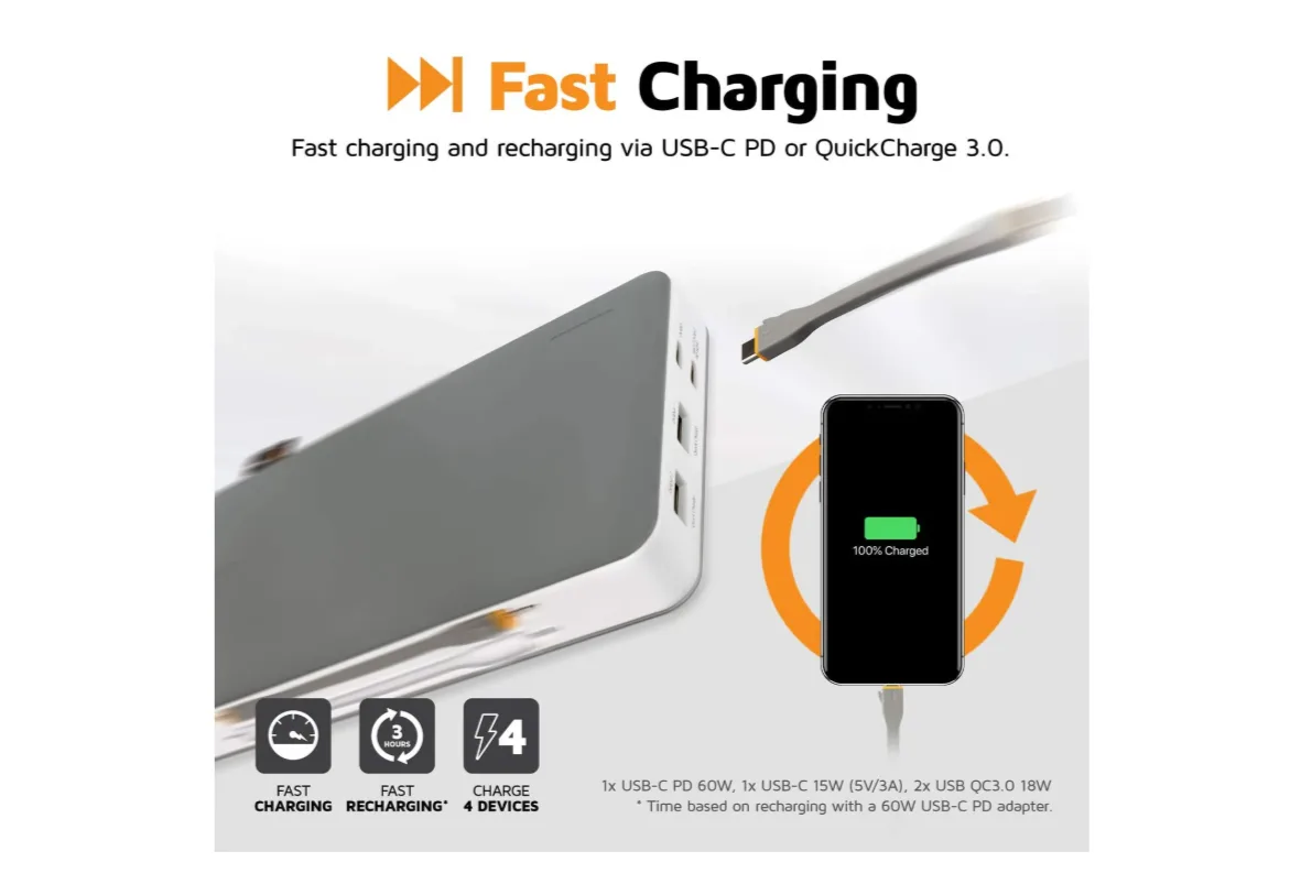 Xtorm XB303 Voyager 26000 60W Power Bank 2